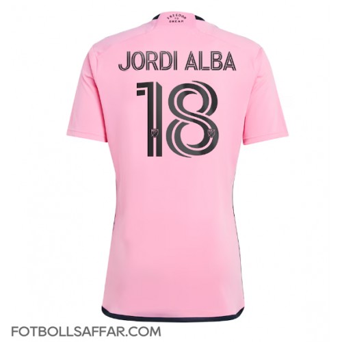 Inter Miami Jordi Alba #18 Hemmatröja 2024-25 Kortärmad